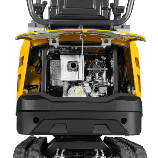 Mini Compact Excavator B&S VANGUARD 408cc 14hp Engine, 65.7″ Max. Digging Depth, 1 Ton, 2370 LBS Operating Weight, MEC10