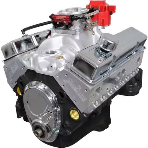 Elevemotors BP3961CTF GM 396 SBC Dressed Engine, Alum Heads, Roller Cam